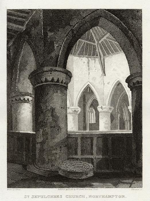 Northampton, St.Sepulchres Church, 1811