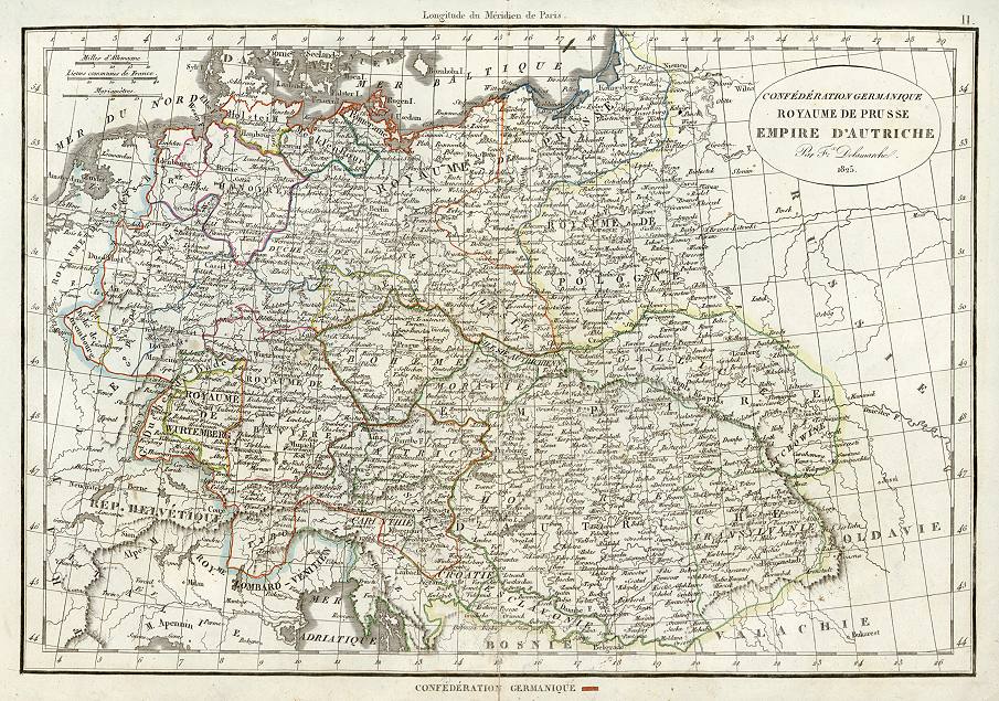 Austrian Empire, Delamarche, 1826