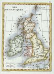 British Isles, Levasseur miniature map, 1830