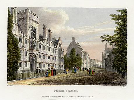 Oxford, Wadham College, 1837