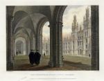 Oxford, All Souls College Cloister, 1837