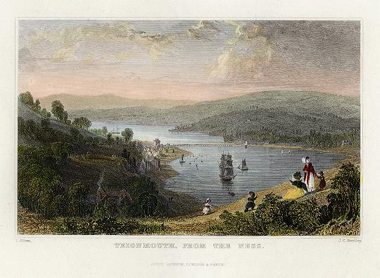 Devon, Teignmouth from the Ness, 1832