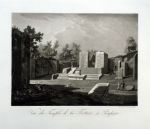 Italy, Pompeii, Temple of Fortune, 1830