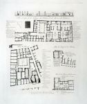 Italy, Pompeii, Plans of several buildings, 1830