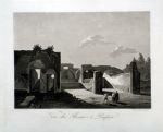 Italy, Pompeii, Baths, 1830
