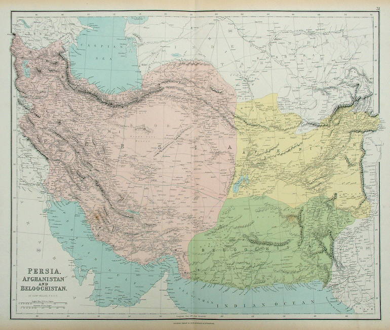 Persia (Iran, Afghanistan, Pakistan), 1864