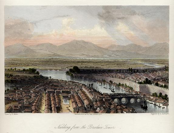 China, Nanking from the Porcelain Tower, 1843