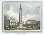 Italy, Trajan's Pillar in Rome, 1818