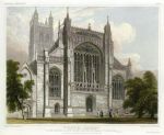 Gloucester Cathedral, the West Front, 1828