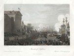 France, Paris, Funeral of Napoleon, 1845