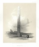 Egypt, Obelisk of On, (Heliopolis), 1855