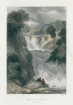North Wales, Rhaiadr Y Wenol (Swallow Falls), 1836