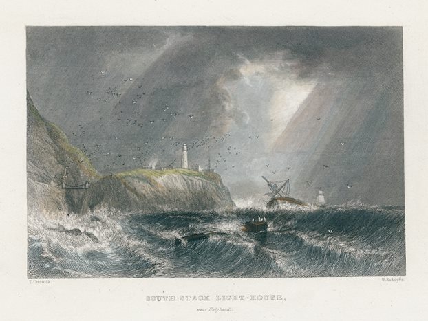 North Wales, South Stack Lighthouse, near Holyhead, 1836