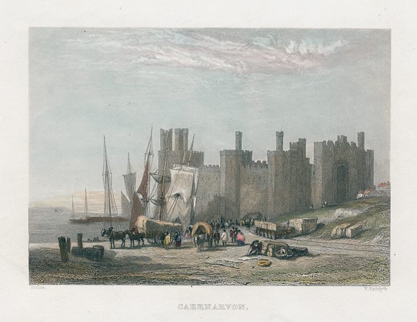 North Wales, Caernarfon, 1836