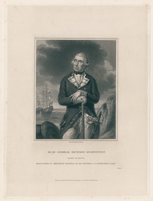 Rear Admiral Richard Kempenfelt, 1831