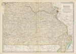 USA, Missouri map (southern part), 1897