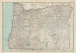 USA, Oregon map, 1897