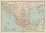 USA, Mexico map, 1897
