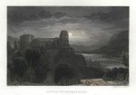 Germany, Heidelberg Castle, 1833