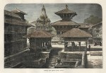 Nepal, Temple and Sacred Tank, 1891