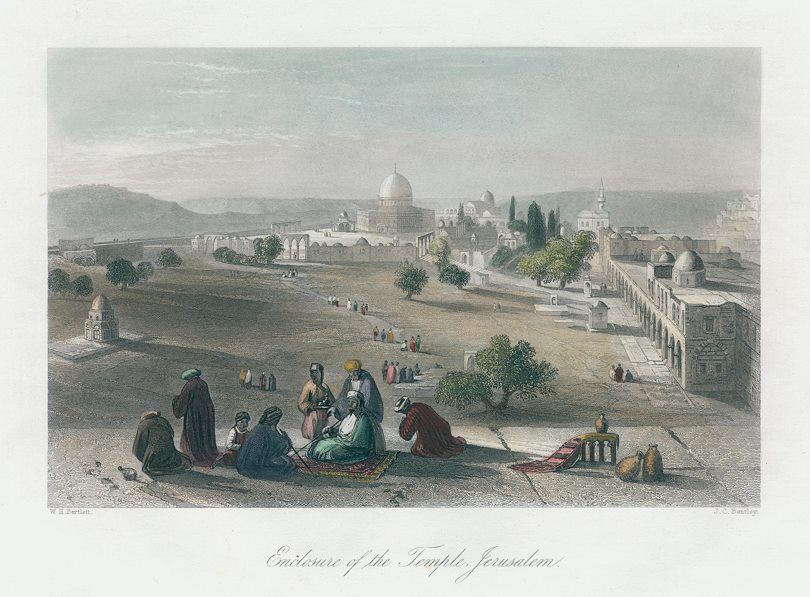 Jerusalem, Enclosure of the Temple, 1850