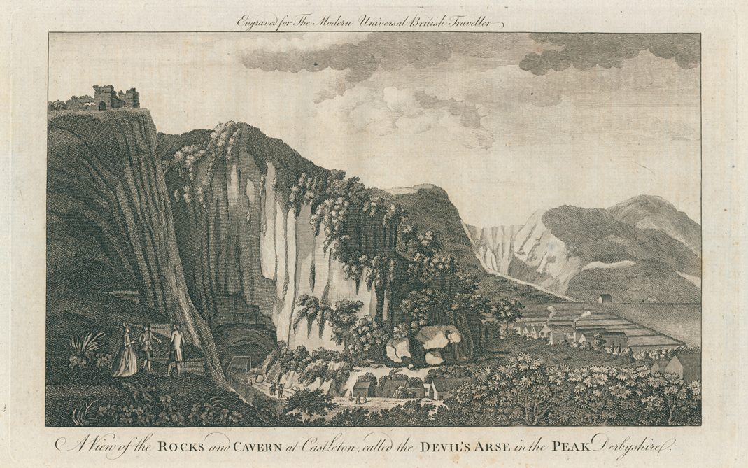 Derbyshire, Castleton, Peak Cavern, 1779