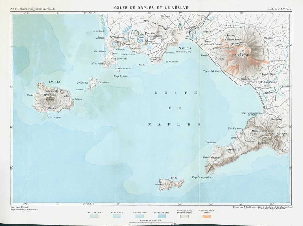 Italy, Gulf of Naples and Vesuvius, 1887