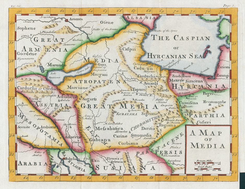 France, Roman Iran (Media), c1745