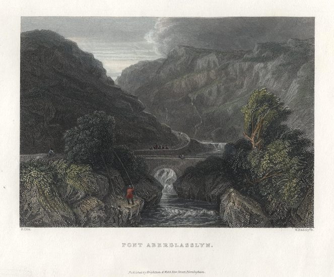North Wales, Pont Aberglasslyn, 1836