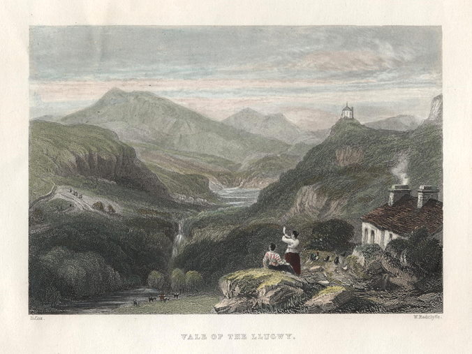 North Wales, Vale of the Llugwy, 1836