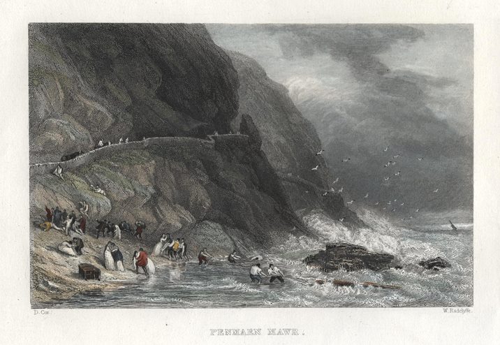 North Wales, Penmaen Mawr, 1836