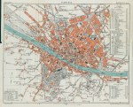 Italy, Plan of Florence, c1890