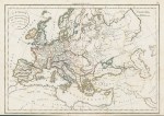 Europe just after the time of Charlemagne, Delamarche, 1826