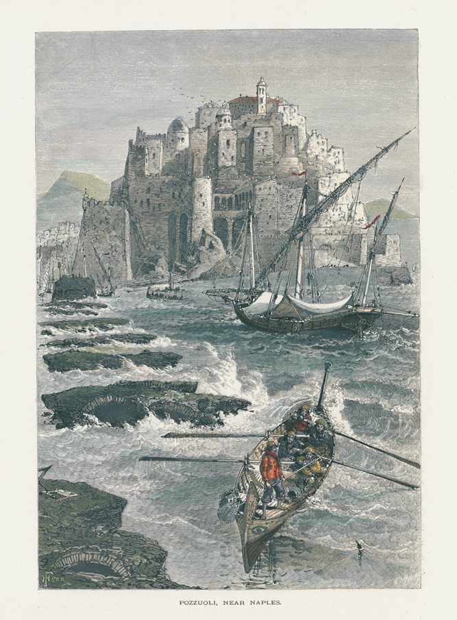 Italy, Pozzuoli, near Naples, 1875
