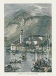 Italy, Lake Orta, Island of St.Giulio, 1875