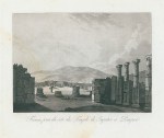 Italy, Pompeii, Forum & Temple of Jupiter, Fumagalli's Pompeia .., c1830