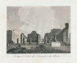 Italy, Pompeii, Forum entrance near Theatre, c1830