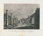 Italy, Pompeii, Theatres Forum, c1830