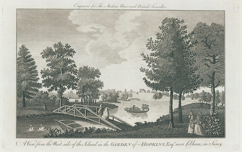 Surrey, Cobham, Garden of Hopkins Esq., 1779