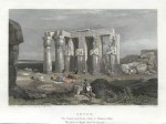 Egypt, Thebes, 1836