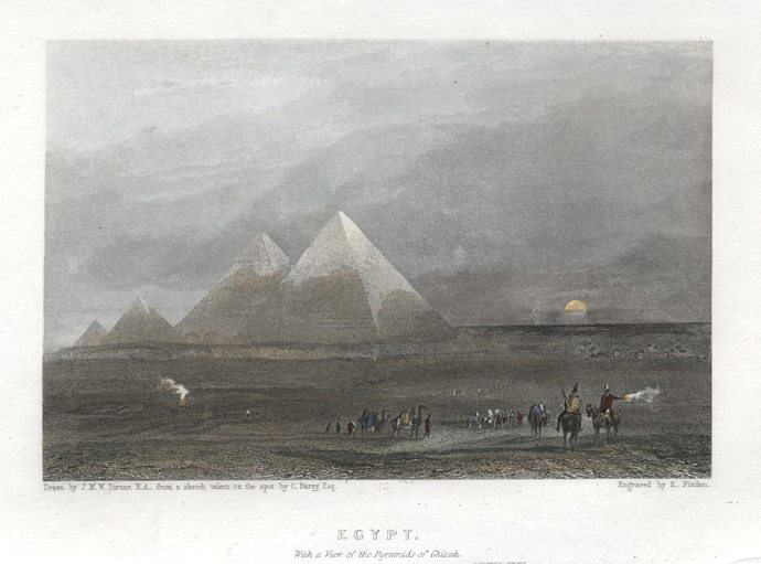 Egypt, the Pyramids, 1836
