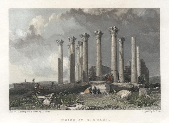 Syria, Ruins of Djerash (Gerasa), 1836