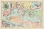 Mediterranean map, c1890