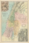 Palestine (Holy Land) map, c1890