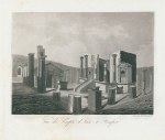 Italy, Pompeii, Temple of Isis, c1830