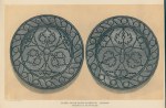 India, Plates, silver enamelled, from Lucknow, 1890
