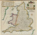 England & Wales map, 1779
