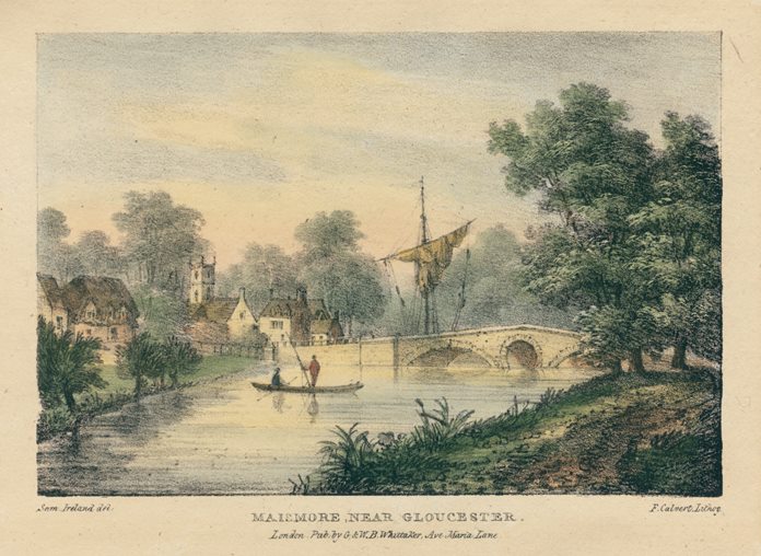 Maismore and River Severn, Gloucester, 1824