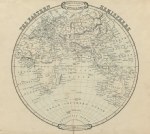 Eastern Hemisphere map, 1841