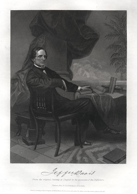 USA, Jefferson Davis after Alonzo Chappel, 1861